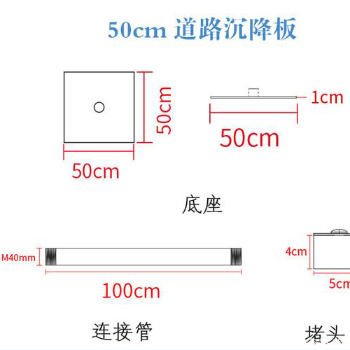 三亚沉降板规格型号如何选择？